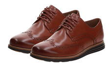 Cole Haan C29411 Original Grand Shortwing British Tan/Java 10 WIde Mens Shoes picture