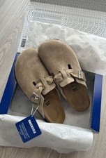 Birkenstock Boston Soft Footbed Suede Clog Sandals Unisex Men Women NEW in Box picture