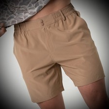 Burlebo Everyday Shorts - Desert Tan - All Over Ducks Pocket - Medium picture