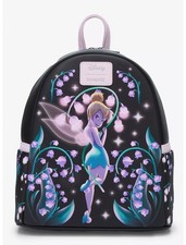 Loungefly Disney Peter Pan Tinker Bell Floral Mini Backpack picture