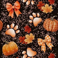 Fall Paws Super SOFT Leggings Pumpkin Farmhouse Halloween Dog Cat OS Plus rts picture