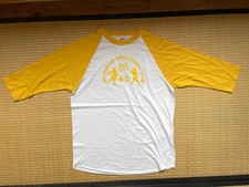 Vintage San Francisco Youth Baseball League Raglan T-Shirt White Yellow USA L picture