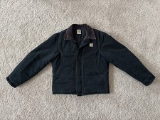 Vintage Carhartt J02 Arctic Jacket Black Size Medium Made In USA picture