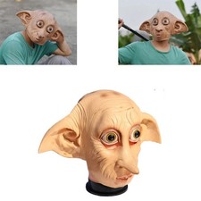 Cosplay Movie Character Big Ear Long Nose Dobby Elf Head Funny Halloween Mask picture