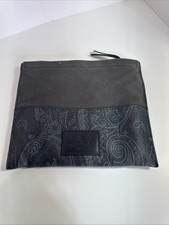 Etro Milano Paisley Leather Pouch Bag 11x9 With Belt And Dust Bag Z10 picture