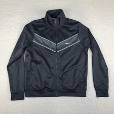 Nike Jacket Mens Large Black Full Zip Retro Striker Performance 717285-010 picture