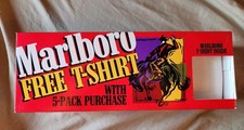Vintage 1994 Marlboro Cowboy Rodeo T-Shirt 5-Pack Promo NOS Sealed Box 90s picture