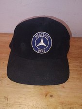 VINTAGE MERCEDES BENZ CORDUROY BLUE SNAPBACK CAP picture