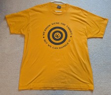 Vintage 90s Fruit of the Loom BEST Single Stitch Made in USA Graphic T-Shirt XL picture