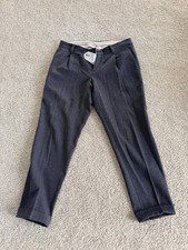 Brunello Cucinelli Grey wool cotton blend pants size EU 48/US 32 picture
