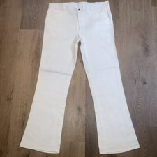 Vtg H.I.S. Bell Bottom Pants Mens 34 29 Disco 60s 70s Saturday Night Fever NOS picture