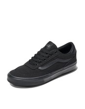 Vans Men's Brooklyn LS Shoe, Canvas Black/Black, 11 picture