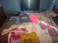 Mix Mixed Clothing Lot Band Graphic Print Tees/Tops Cotton Unisex Multicolor picture