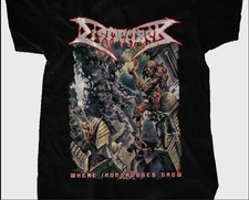 Dismember Where Ironcrosses Grow New Album Tour Concert Black Men T-shirt picture