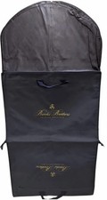 Brooks Brothers Navy Blue Garment Bag Travel Clothing Cover with shoe pockets picture