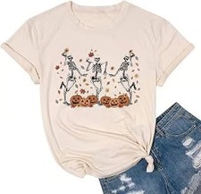 Fall Pumpkin Shirts Women Family Halloween Thanksgiving Tops Cute Autumn Thankfu picture