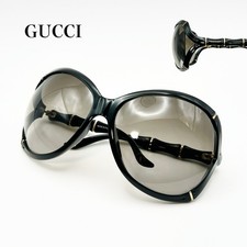 READ DESC GUCCI GG3509/S Bamboo Oversized Sunglasses Black Gold Y2K picture