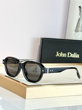 JOHN DALIA Project Series 12 Black Round Sunglasses Gray Gradient Lens 51-18 picture