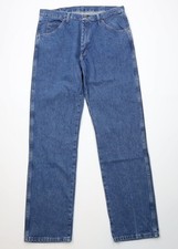 Deadstock Vtg Y2K Wrangler Mens 36x34 Regular Fit Straight Leg Denim Jeans Blue picture