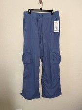 NWT Lululemon Dance Studio Relaxed Fit Cargo Pants Oasis Blue Size L  LW5GILS picture