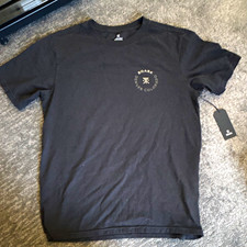 Roark Men’s Black Cotton Knit Crew Neck Short Sleeve Denver CO Graphic Tee picture