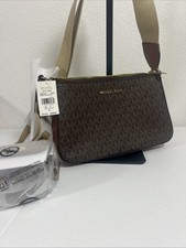 Michael Kors Brown logo Bag With Detachable Strap And Coin Purse picture
