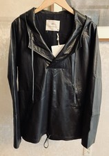 *New Price* BNWT Gorgeous Oversized BY. BONNIE YOUNG Softest Leather Anorak OS picture