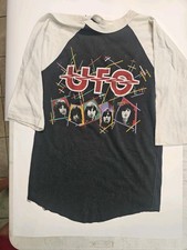 UFO, 1981 Wild Willing Innocent American Tour Concert T Shirt XL picture