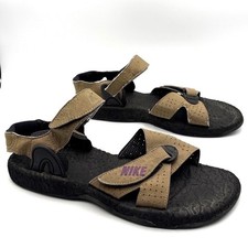 VTG Nike Air Deschutz II ACG Sandals Tan Black Purple 690002-201 Mens 10 picture