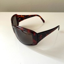 VERSACE  Woman's  Y2K sunglasses wrapped around brown picture