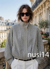 ZARA WOMAN BNWT FW26 PLAID BOMBER JACKET CHECK BLACK/ECRU XS-XL 3046/210/093 picture