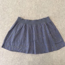 Vintage Y2K Beaded Skirt | Navy, Blue picture