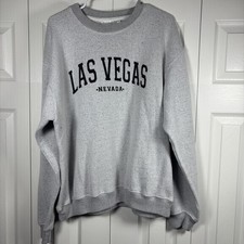 F5Y Surf Co. Las Vegas Nevada Gray Crewneck Sweatshirt 2XL picture