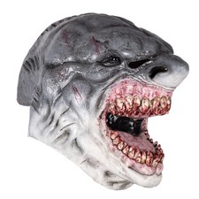 Ghoulish Productions White shark Latex Face Mask Horror Halloween Cosplay picture