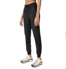 Lululemon Beyond the Studio Jogger Pants Womens Size 4 Black Luxtreme High Rise picture