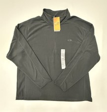 NWT C9 Champion Men's XL Fleece Quarter Zip Pullover Charcoal Grey Duo Dry picture
