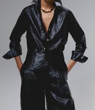 Lanhtropy San Marino Metallic Linen Shirt Black picture