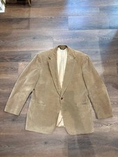 Vintage Brooks Brothers Tan Corduroy Sport Coat/Blazer (Made in USA) 42R picture