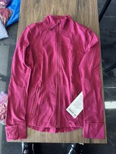 NWT Lululemon Women Define Jacket *Luon Full-Zip Size 8 Pome Vibe Red/pink Shade picture