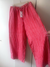 NWT Marimekko Piccolo 100% Linen Wide-Leg Pants with Pockets Current season picture