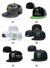 Unisex SnapBack Hat Flat Brim Moto/ Supercross Racing Multiple Styles picture