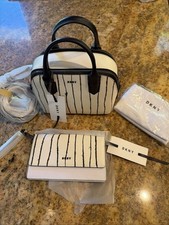 RARE Vintage DKNY  Mini Bag w Strap  & Wallet   Max & Dao Design NWT MSRP $499 picture