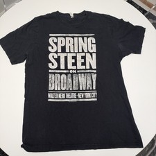 Bruce Springsteen On Broadway NYC Black Concert Tour T Shirt XL Kerr Theatre 17' picture