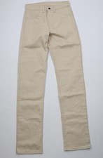 Deadstock Vtg 80s Levis 505 Mens 30x36 Twill Straight Leg Denim Jeans Beige USA picture