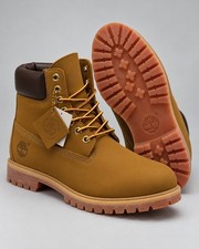 Timberland Men’s 6-Inch Premium Waterproof Boots – Wheat Nubuck picture