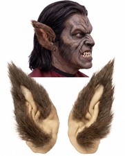 Libima 1 Pair Werewolf Ears Latex Prosthetics for Halloween Costume Makeup picture