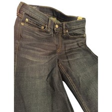 Abercrombie & Fitch Mens 28x30 Dark Wash Slim Straight Jeans picture