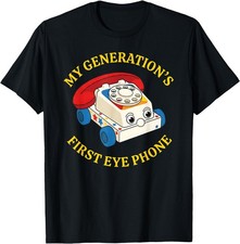 My Generation's First Eye Phone Vintage Rotary Toy T-Shirt picture