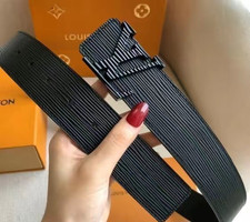 Louis Vuitton Classic Smooth Leather 40mm Belt Mens Belt Black Size 100/40