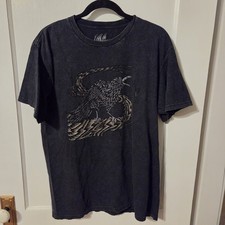 Rare Vans x Dennis McNett Raven Graphic T Shirt Large 2000s Artist Collab picture